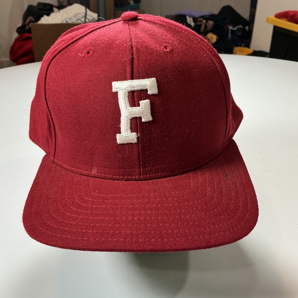 VTG USA Made Fordham University New Era Pro Model Hat Maroon Snapback